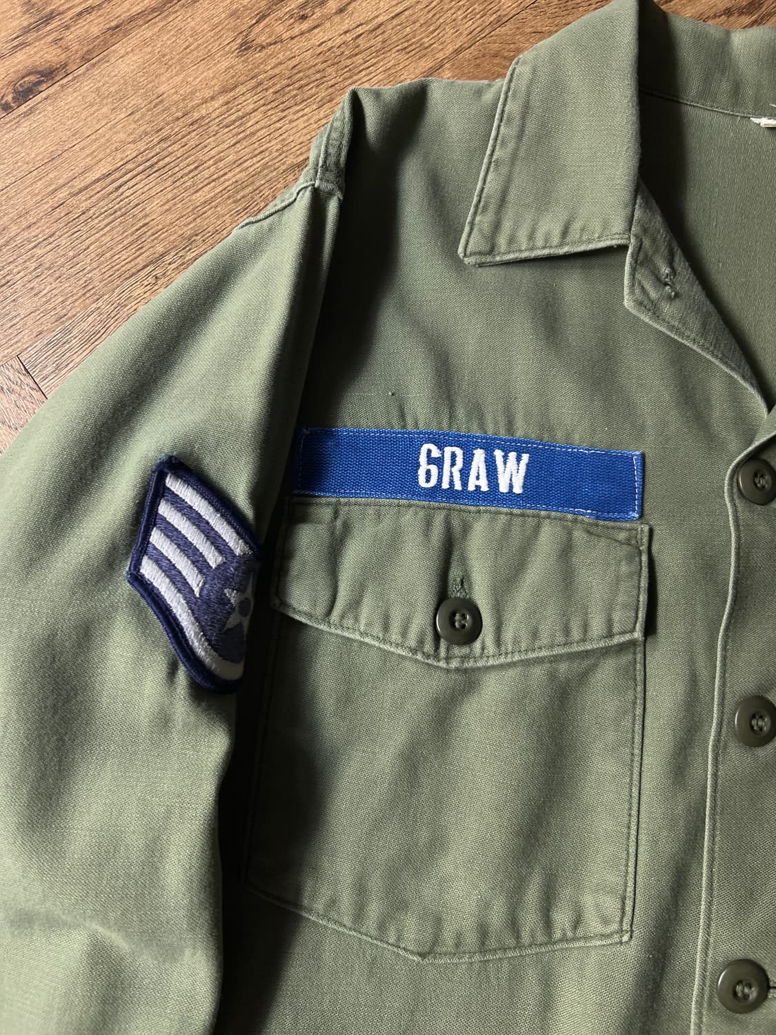 [L]70's 오리지널 미 공군 OG-107 셔츠 상품이미지3