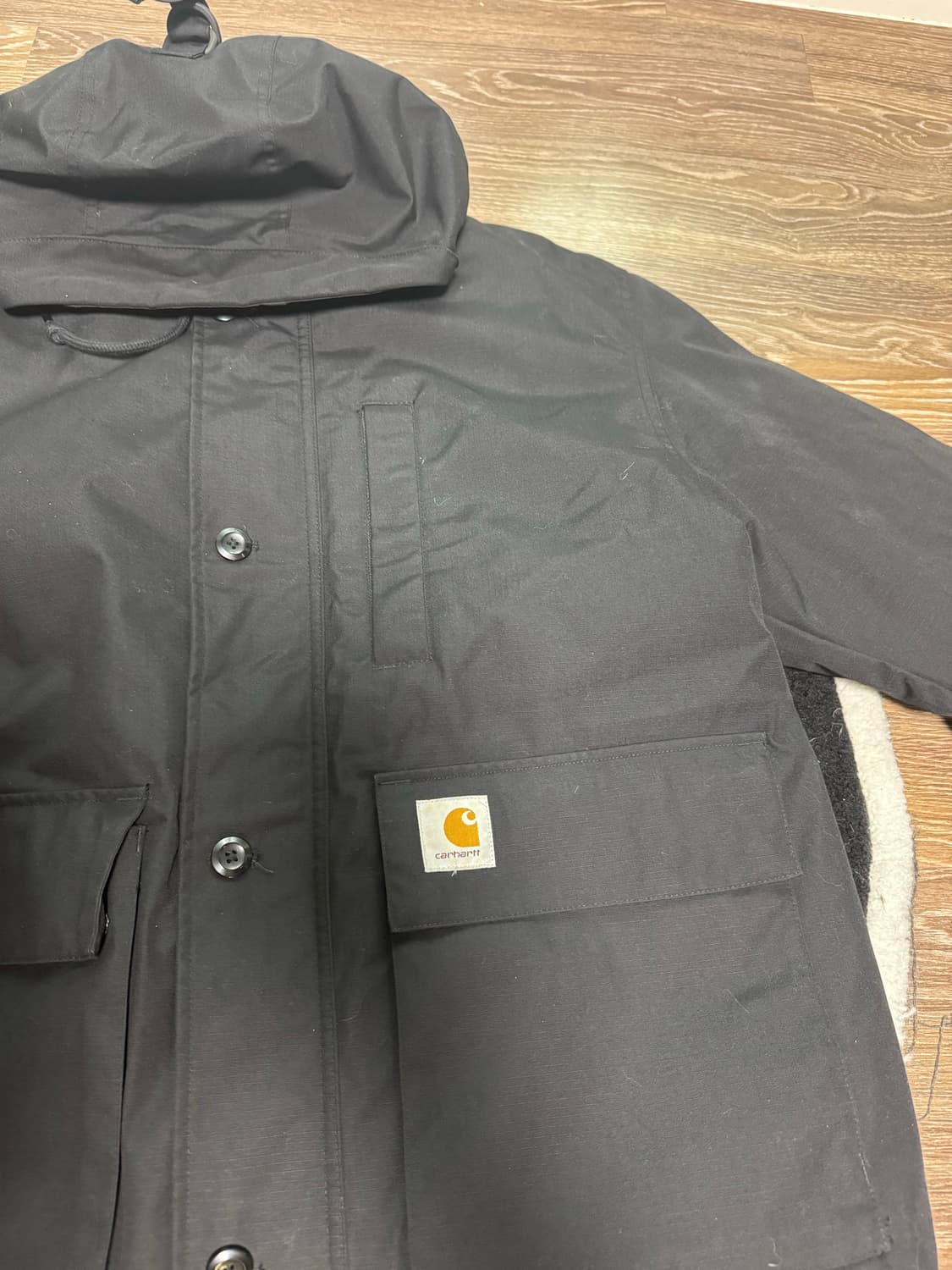 Carhatt Valley Jacket Black 상품이미지4