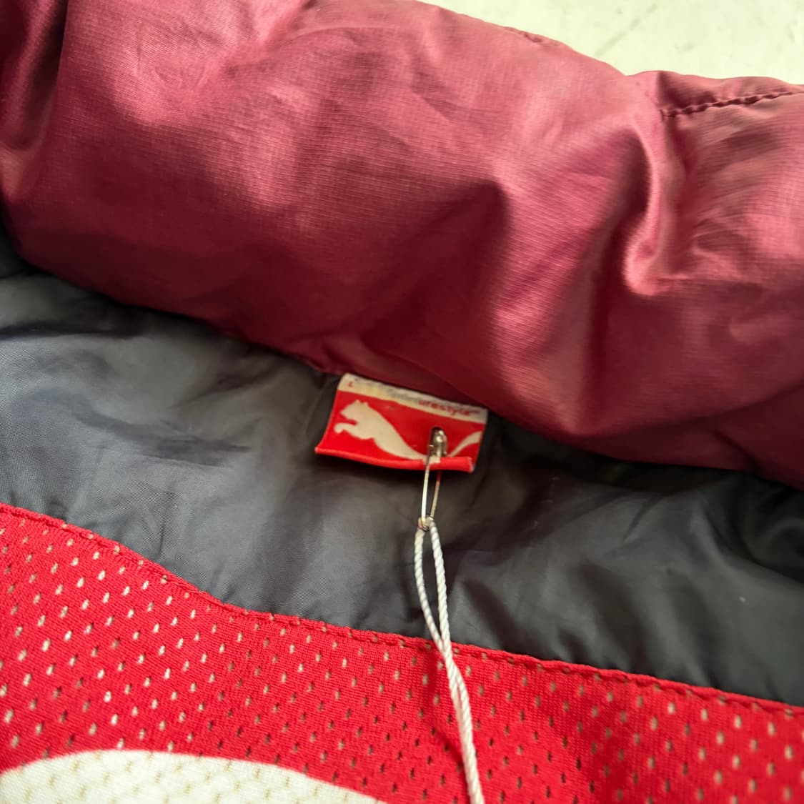 00s 푸마 빈티지 구스다운 패딩 L 상품이미지6