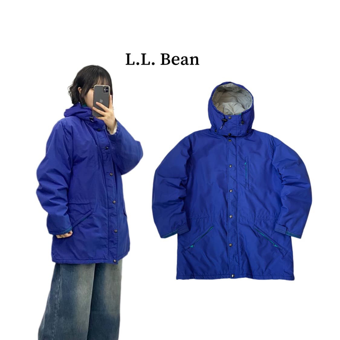 엘엘빈 90s 풀오버 마운틴 고프코어 3M 신슐레이트 점퍼 자켓 상품이미지1