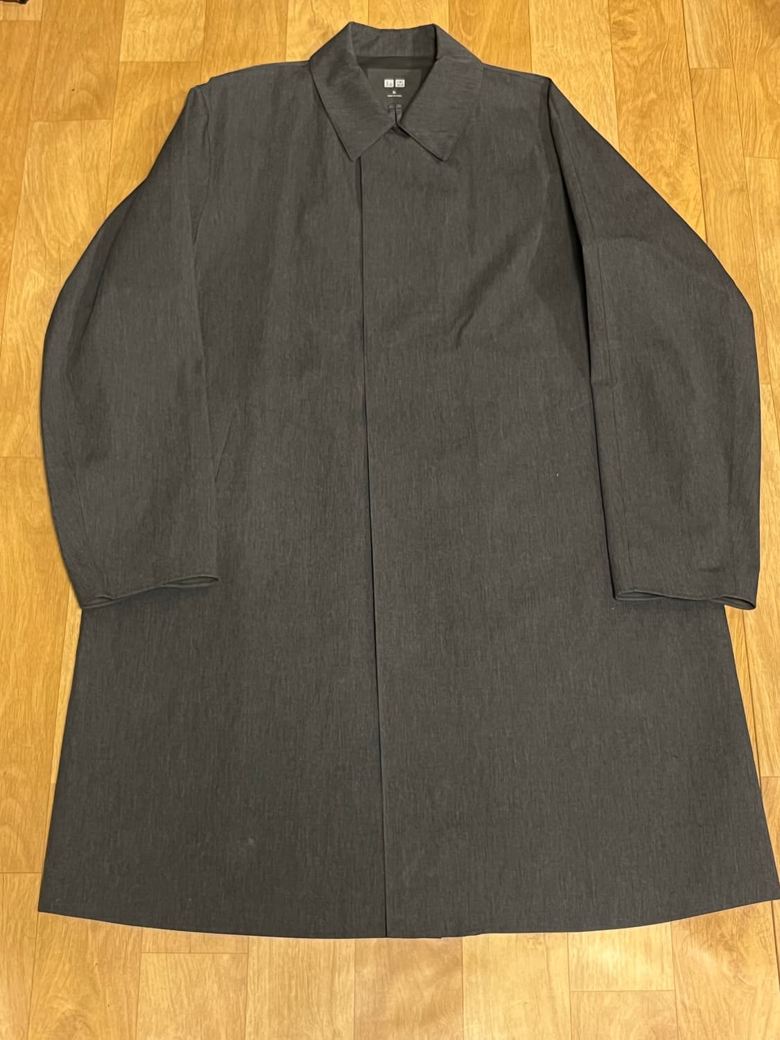 유니클로 블록테크 발마칸 롱코트 그레이 XL 상품이미지2