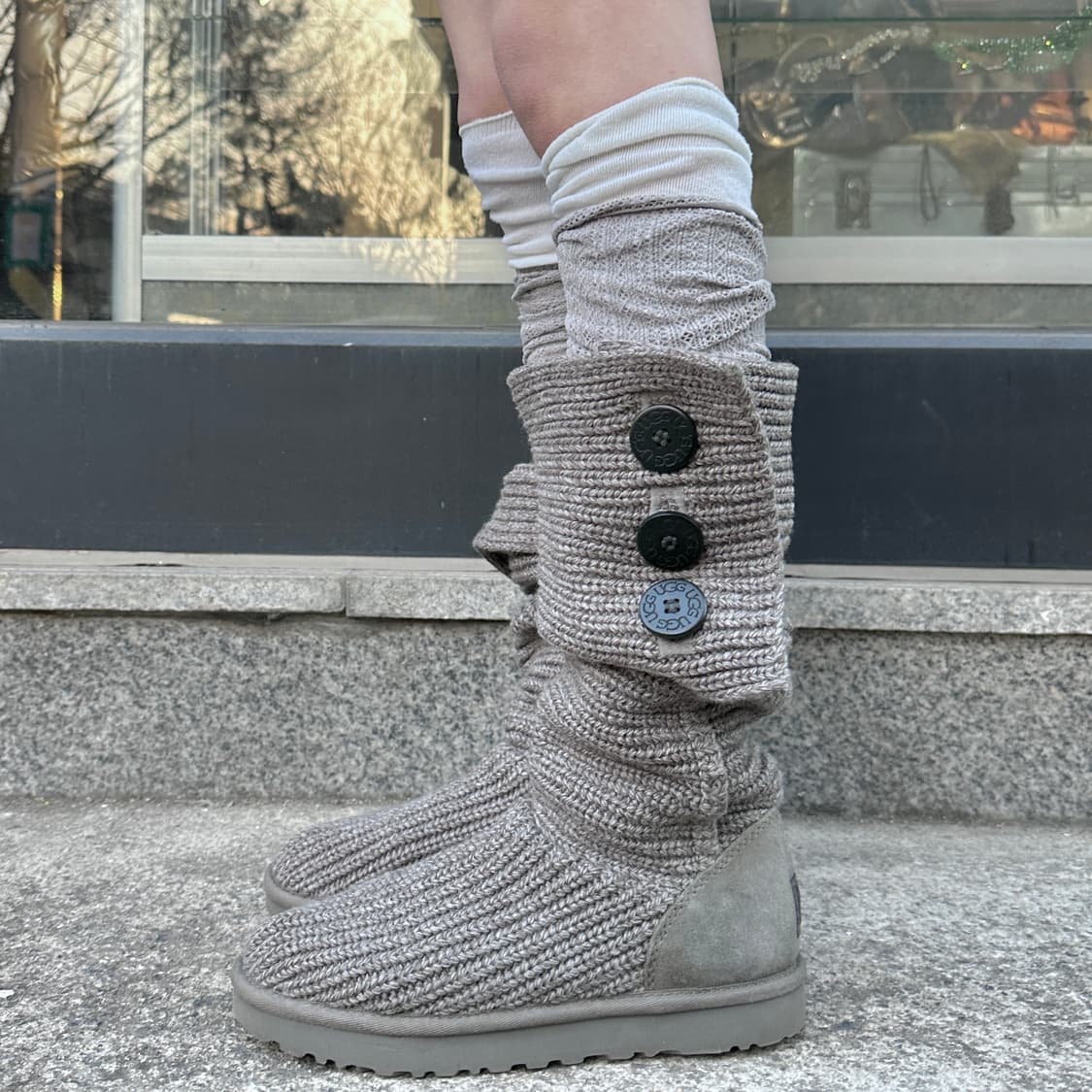 00s 그레이 니트 어그 카디 부츠 상품이미지7