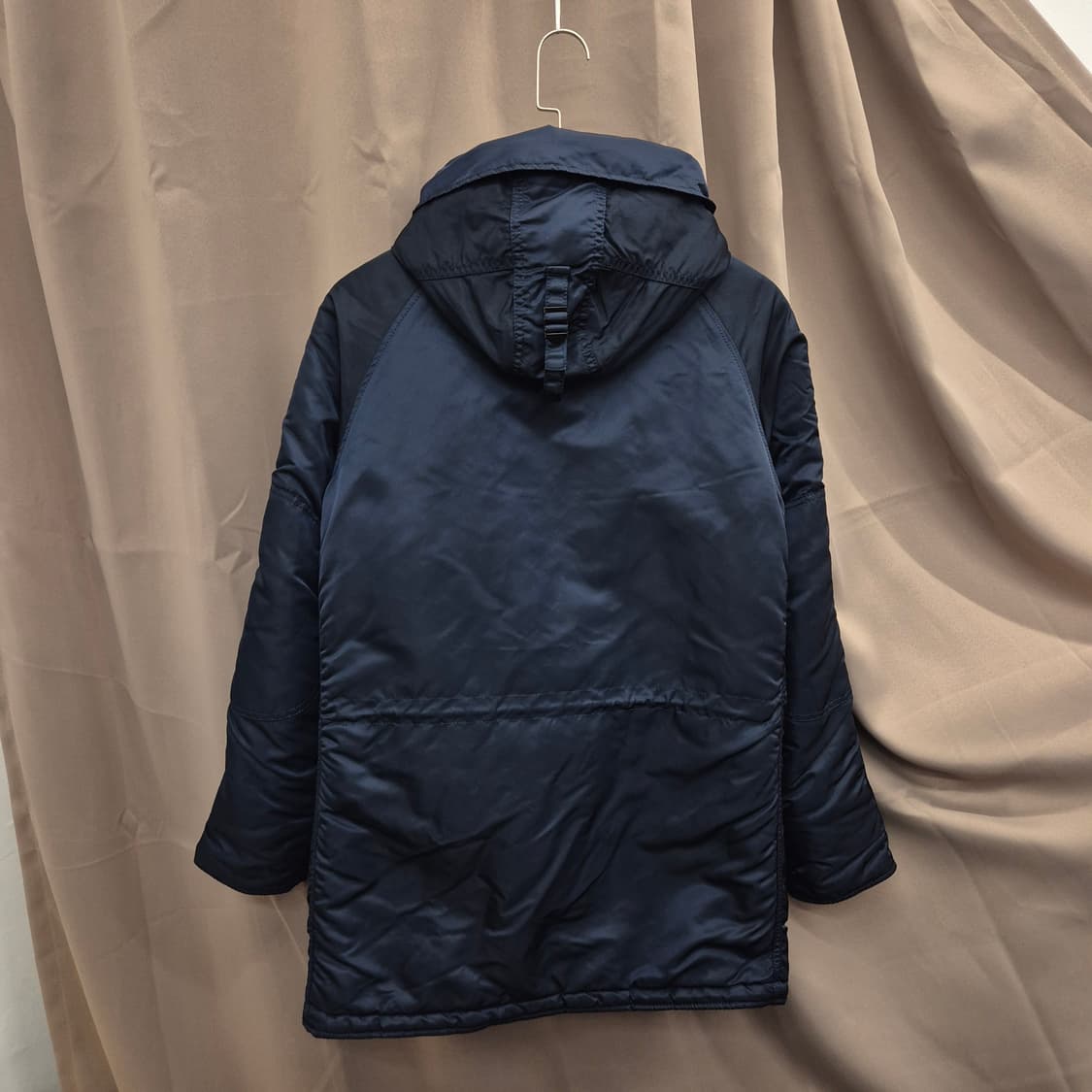 알파인더스트리 N3B 후드 패딩 네이비 XS 상품이미지4