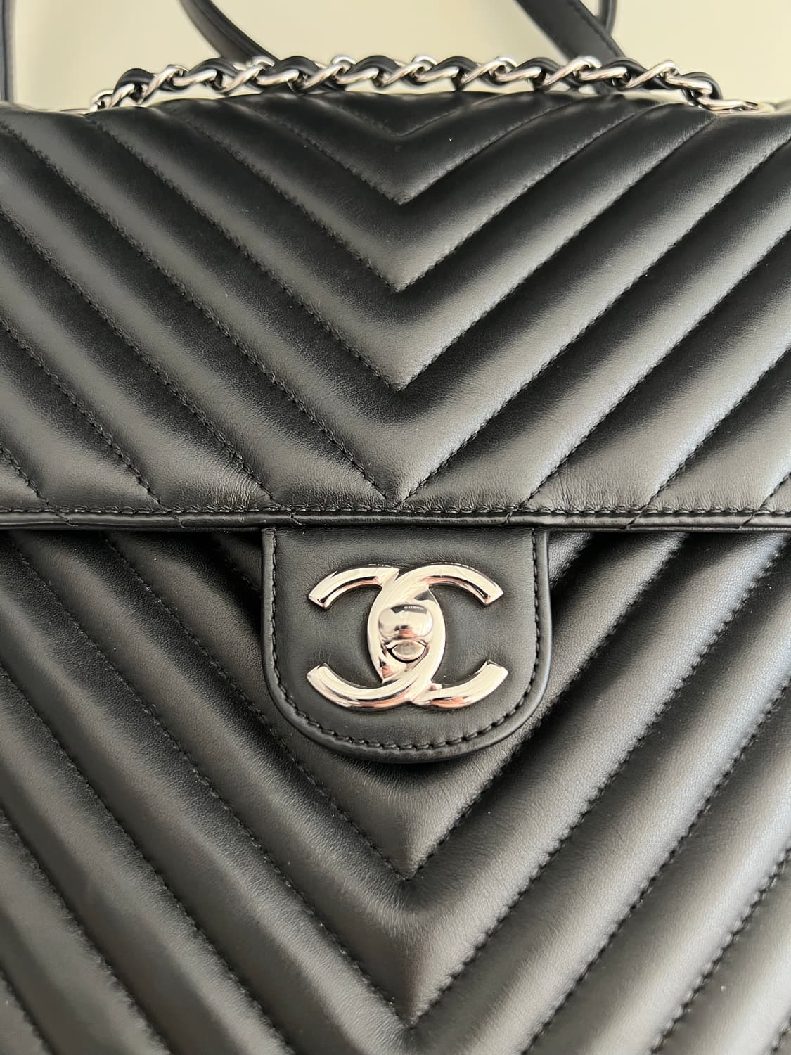 샤넬 어반 스피릿 쉐브론 백팩 램스킨 상품이미지5