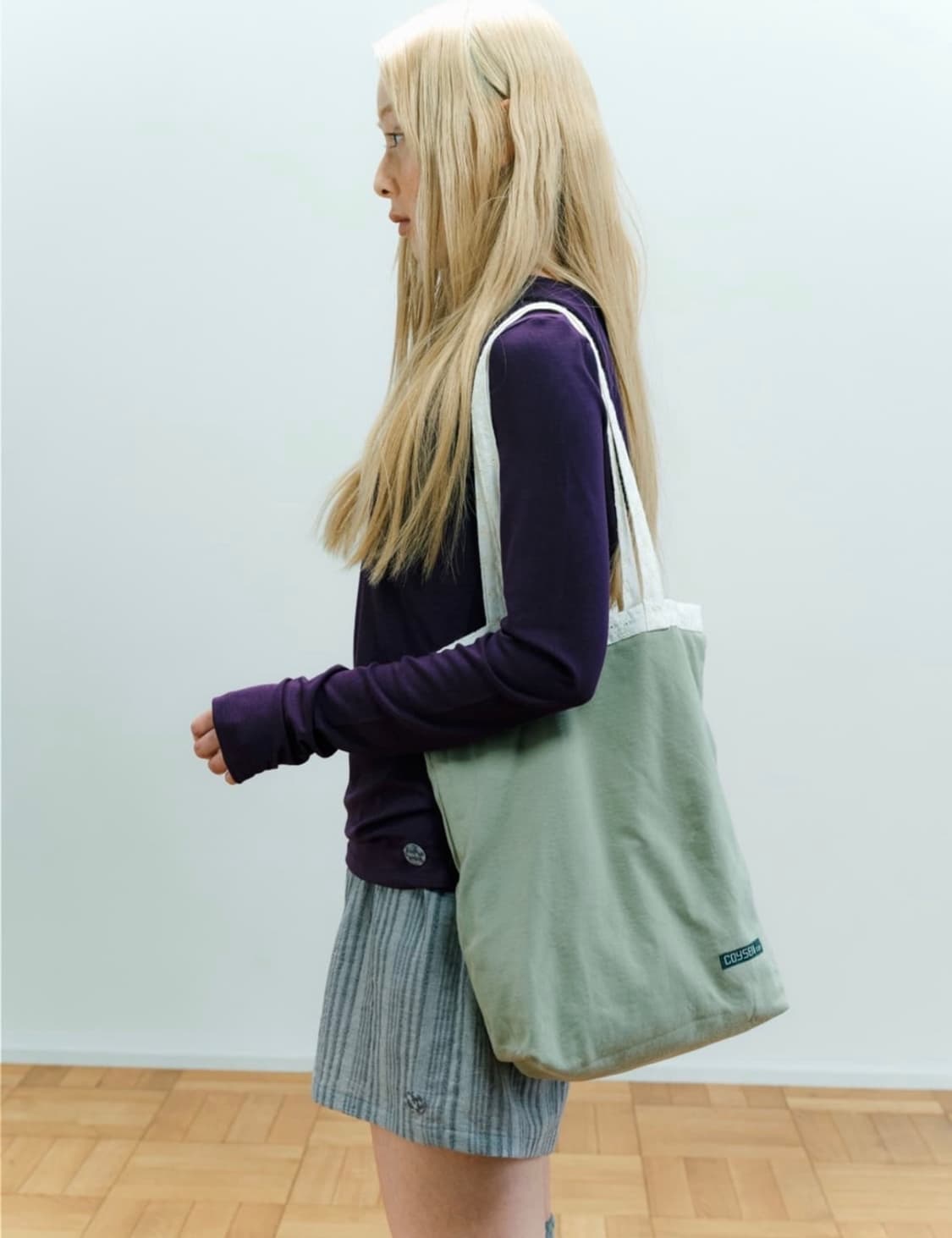 코이세이오038 슬림 후디 롱슬리브 퍼플 상품이미지2