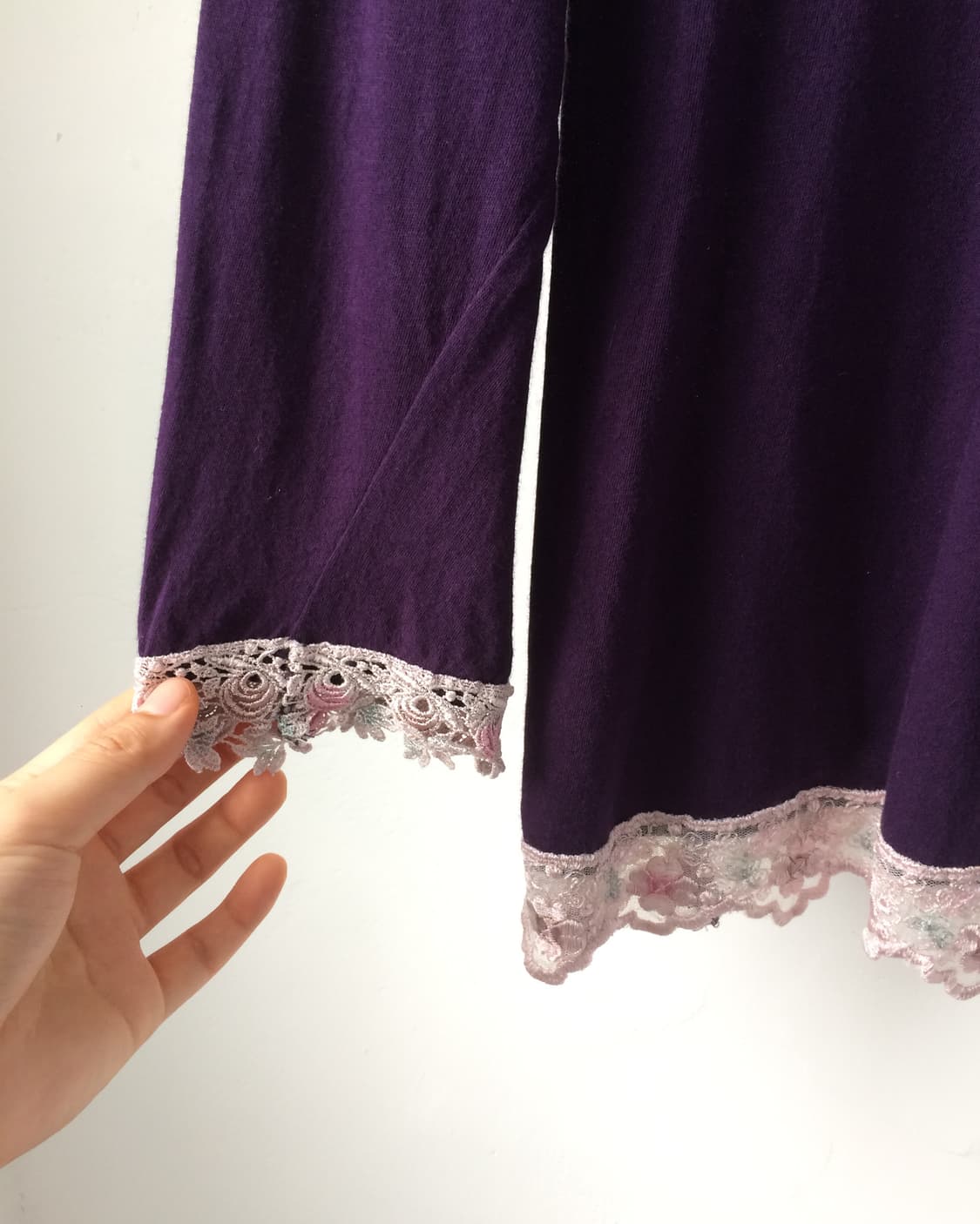 Lace trimming sleeve 상품이미지3