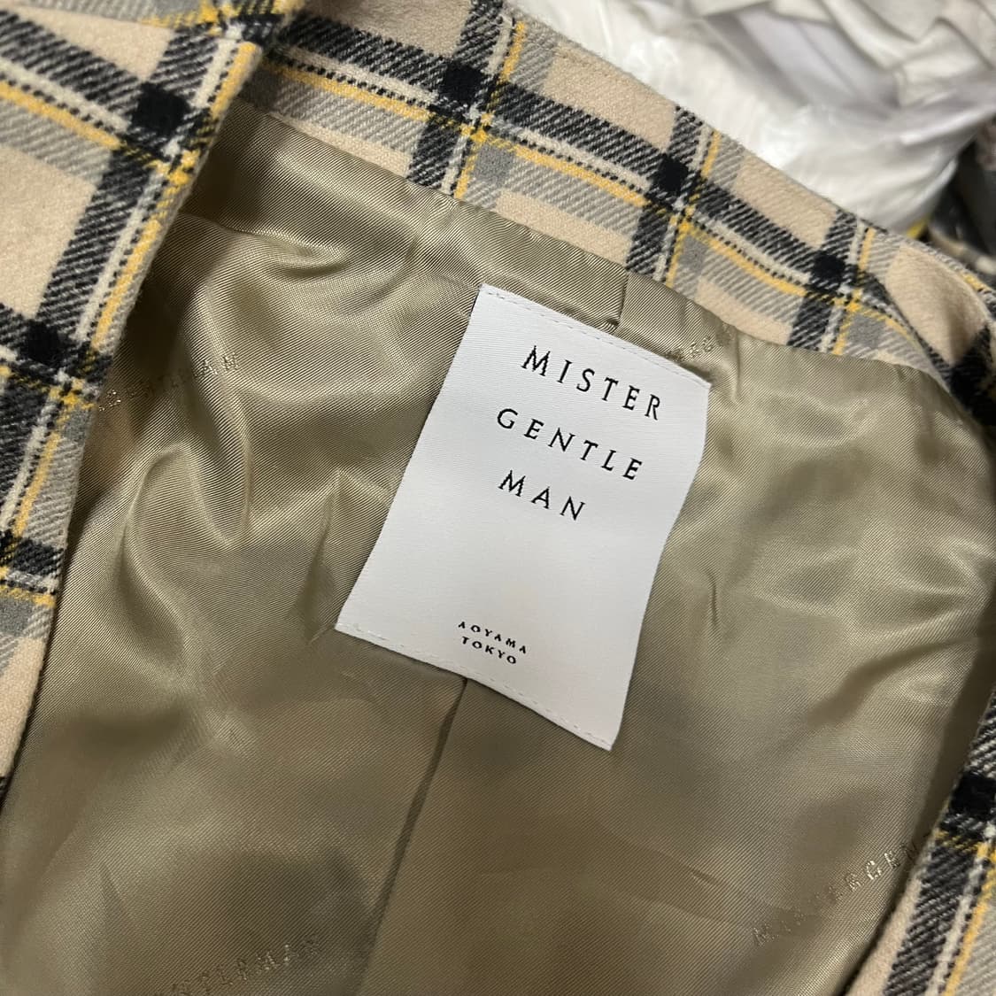 미스터젠틀맨 체크원피스 자켓 셋업 상품이미지2