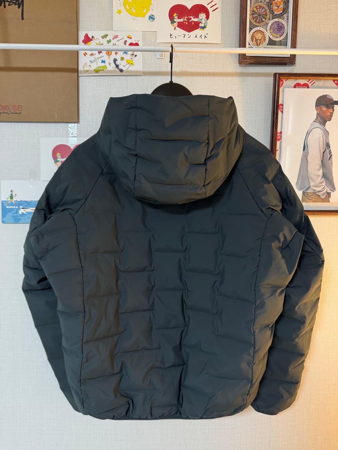 [S]유니클로 퍼프테크 경량패딩 다크그린 상품이미지2