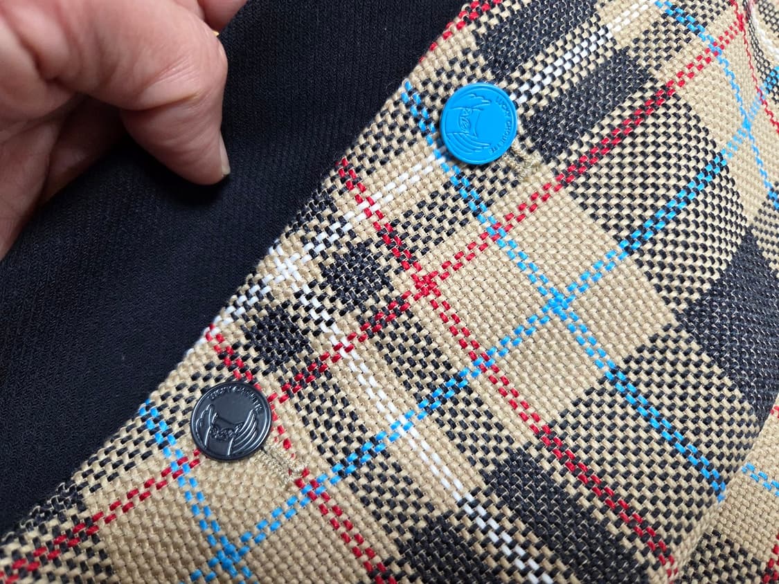 럭키슈에뜨(LUCKYCHOUETTE) 체크자켓 55-66 상품이미지6