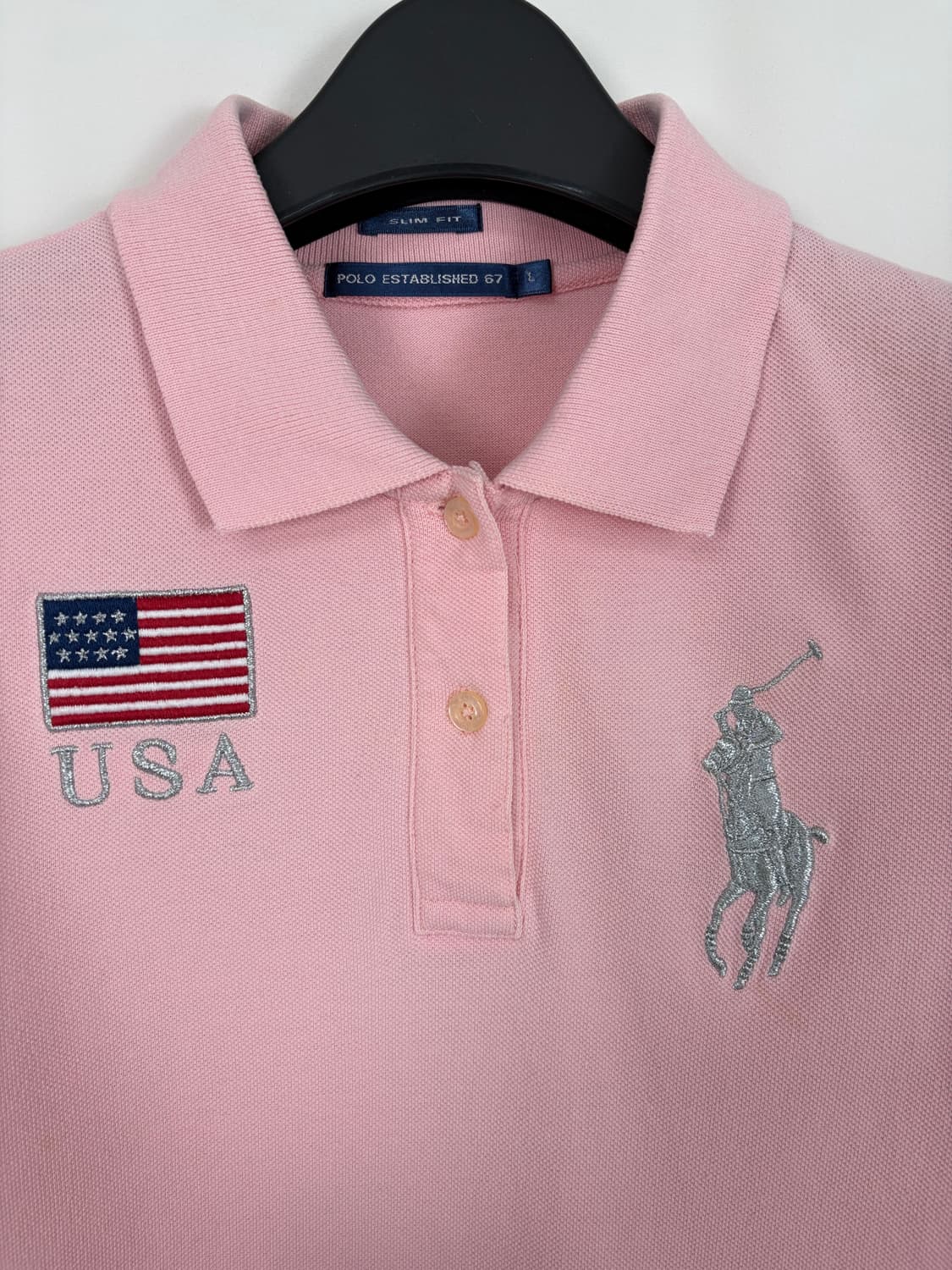 a306) 폴로랄프로렌 USA 빅포니 카라티 상품이미지3