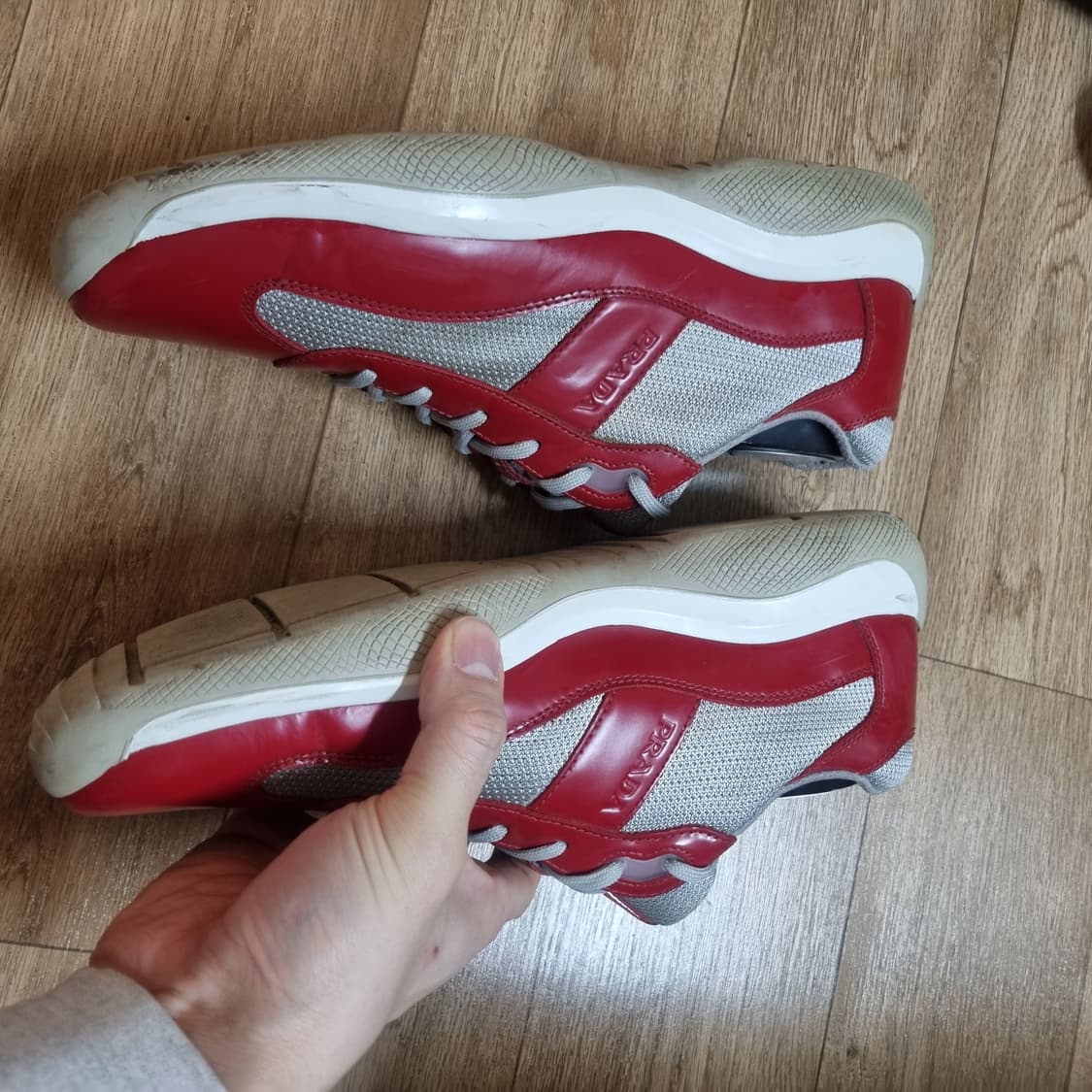 프라다 아메리칸컵 uk9 레드 상품이미지5