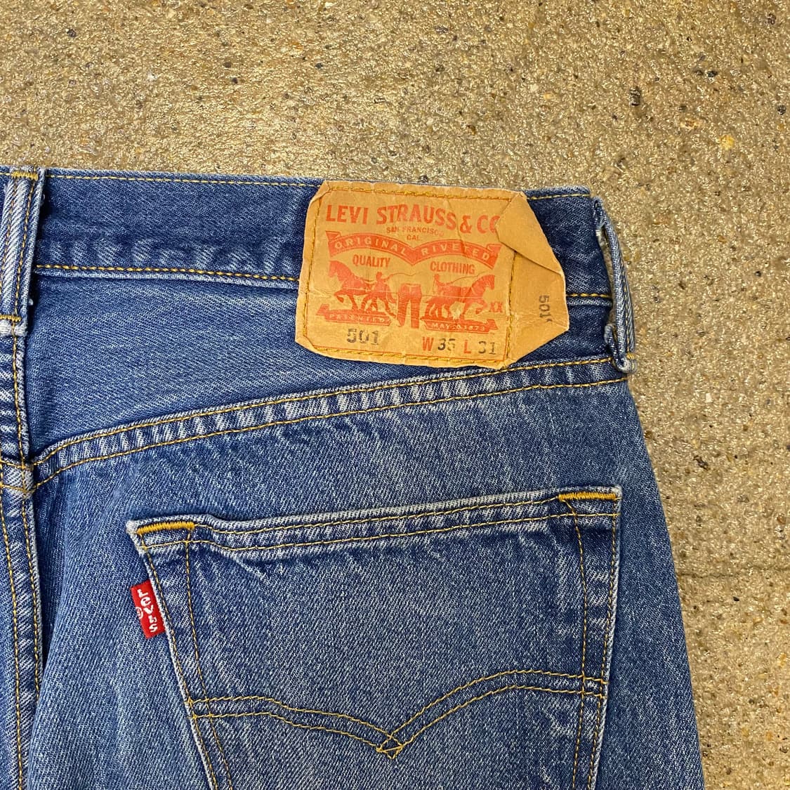 미국 빈티지 리바이스 501 청바지  상품이미지8
