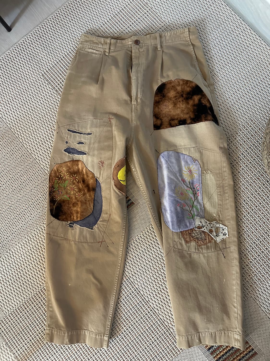 (4)캐피탈 카츠라기 팬츠 베이지 상품이미지1