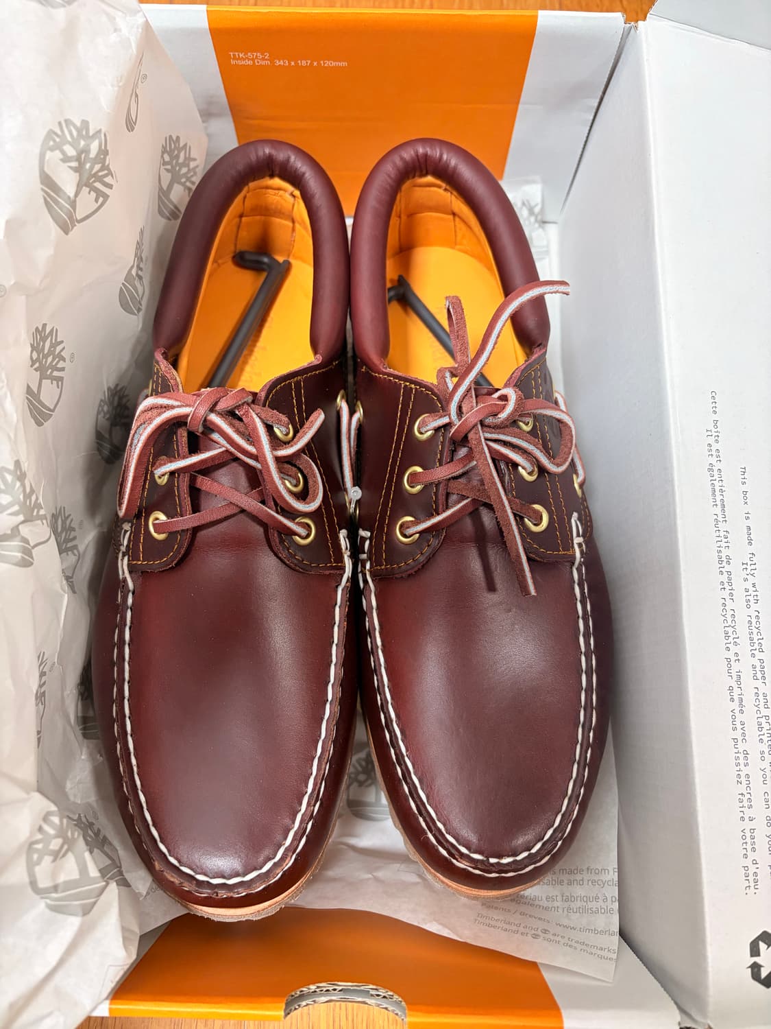 팀버랜드 어센틱 3 아이 클래식 러그 버건디 255 새상품 상품이미지2