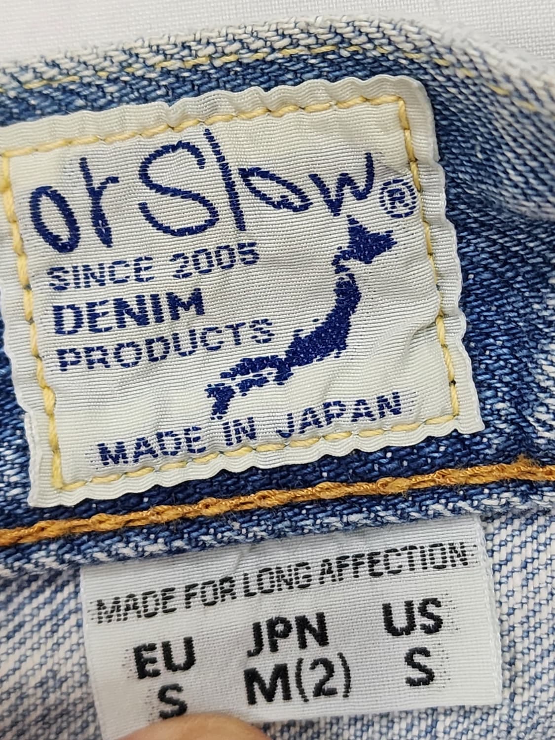 오어슬로우 데님 팬츠 상품이미지8