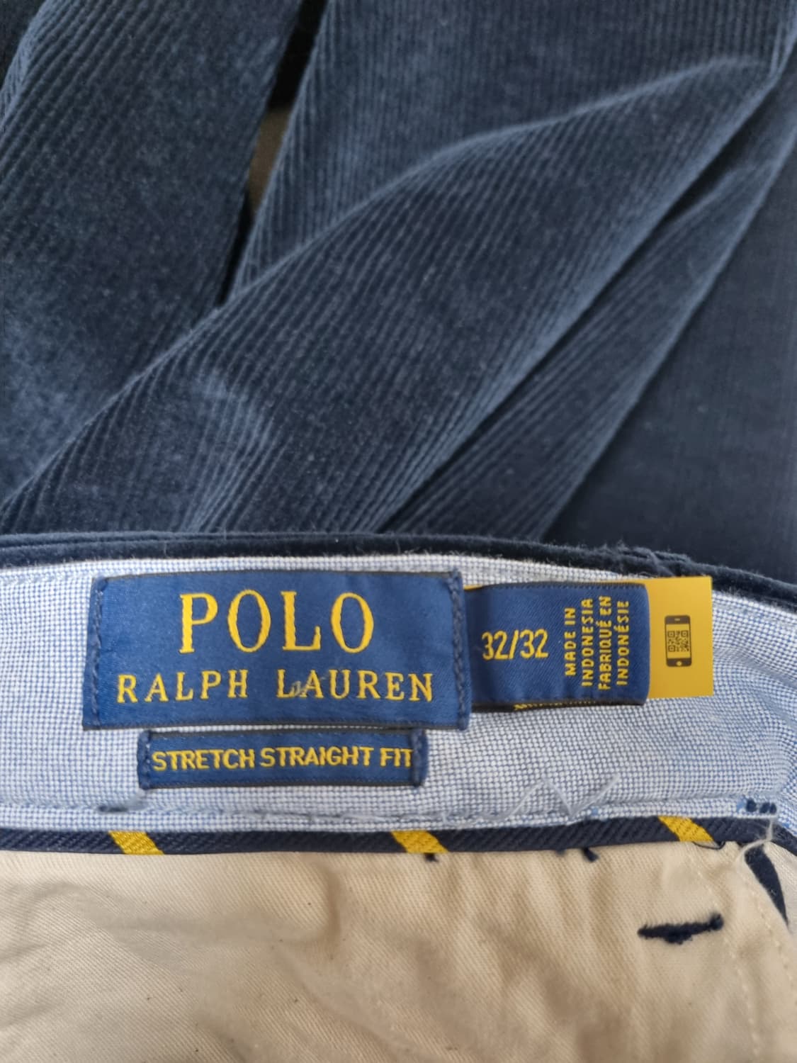 남성 2022 폴로 QR인증 스트레치 스트레이트핏 코듀로이 팬츠 바지 상품이미지10