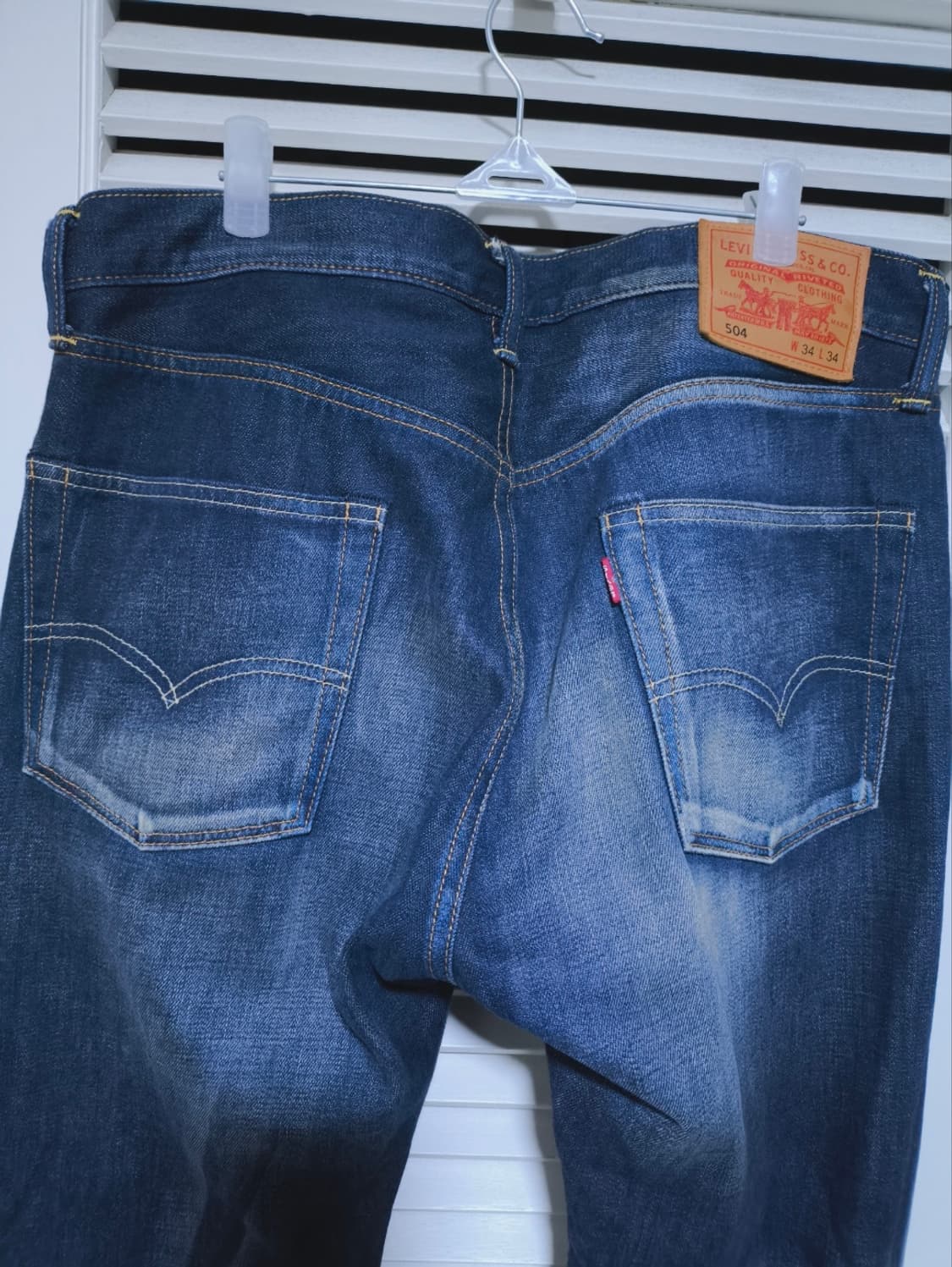 34 리바이스 504 청바지 데님 중청 상품이미지5