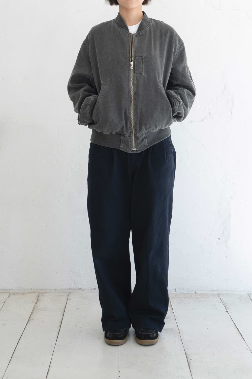 ham 에비에이터 MA-1 다이드 차콜 상품이미지3