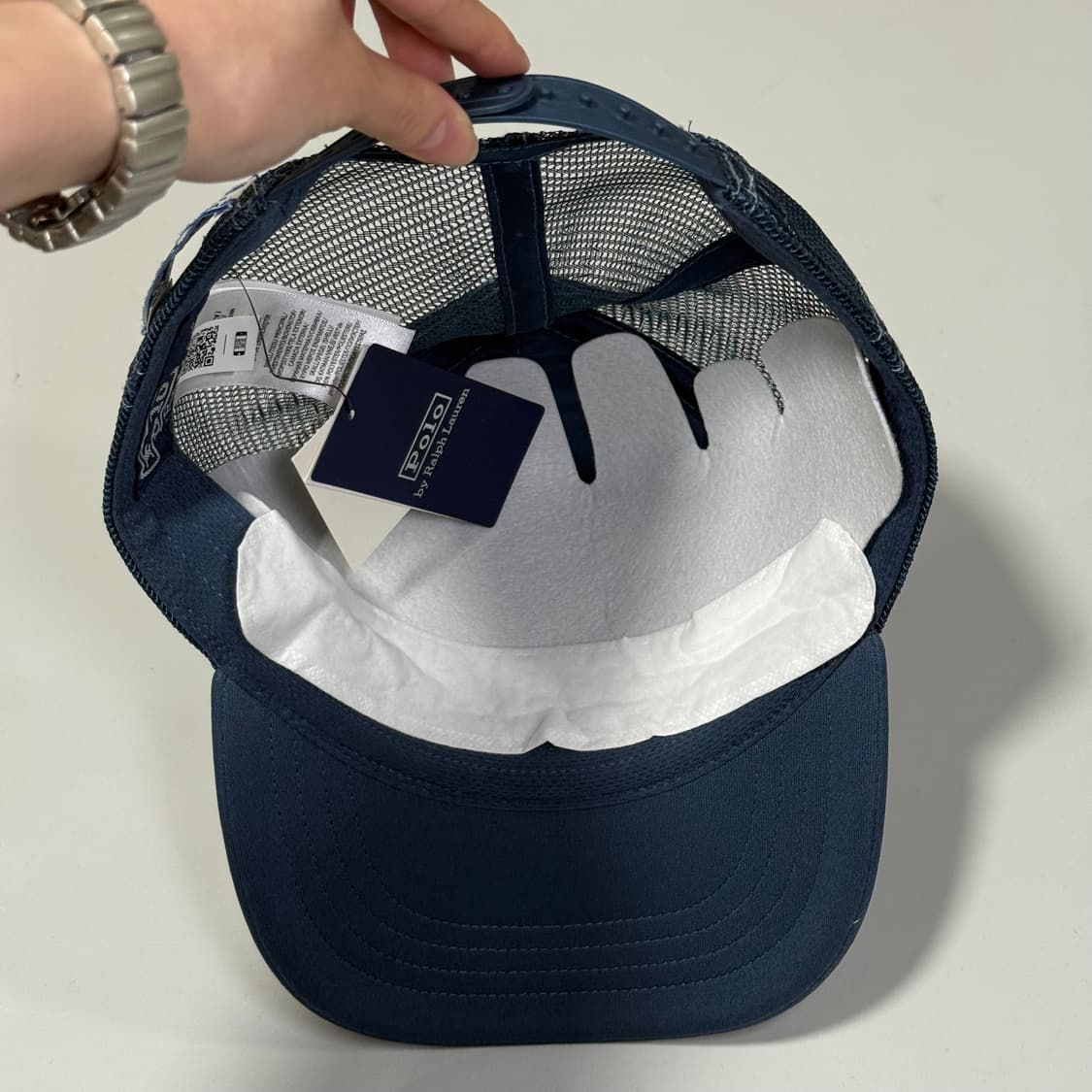 폴로 랄프로렌 그래픽 폼 트러커 캡 - 블루 상품이미지5