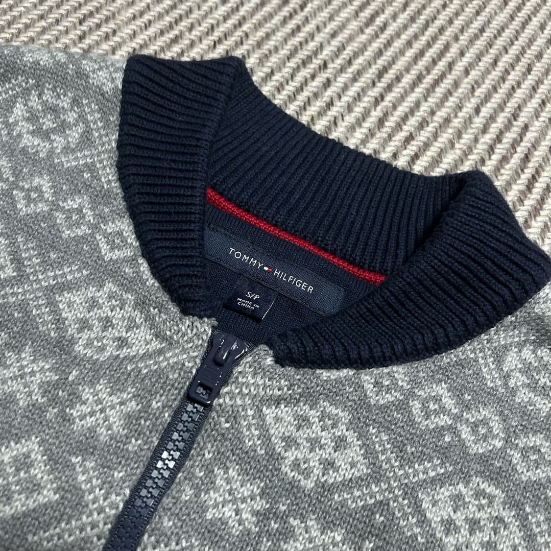 [M] Tommy 타미힐피거 페어아일 노르딕 니트 집업 상품이미지5