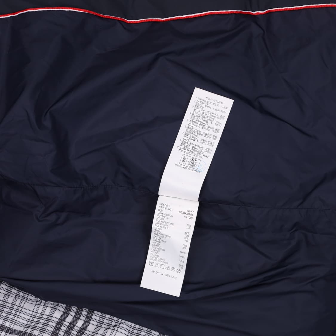 100 까스텔바작 골프 구스다운 니트 패딩 점퍼 4115 상품이미지8