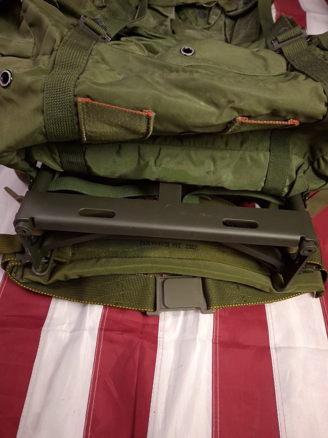 오리지날 80's 미군 지급용 엘리스 배낭 라지 풀셋트 상품이미지6