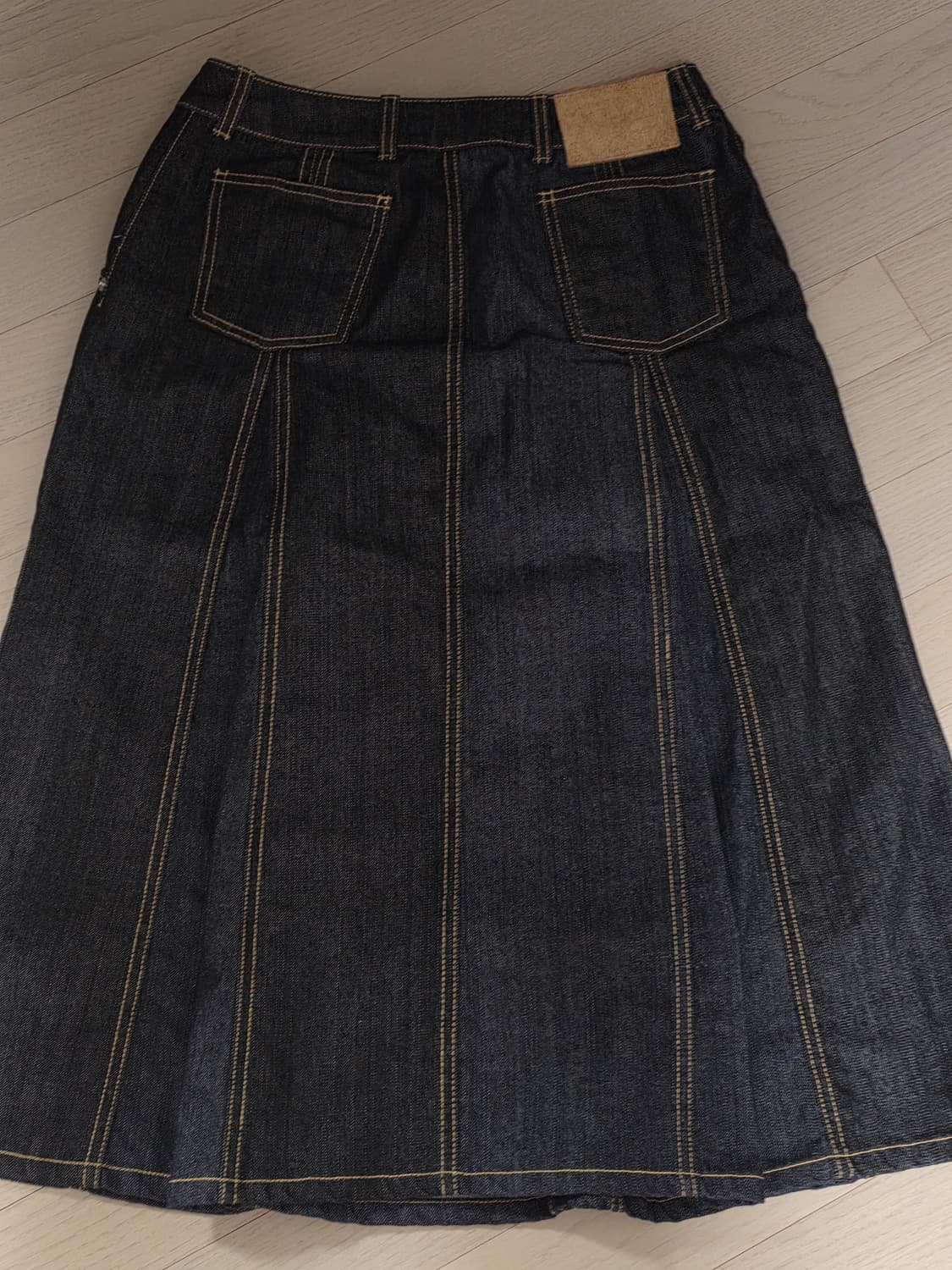 사파리스팟 투 데님 롱 스커트 - 1 size 상품이미지3