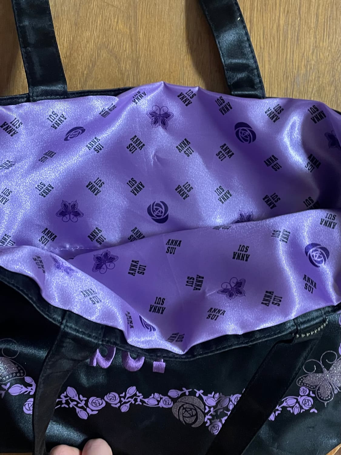 안나수이 블랙 토트백 상품이미지2