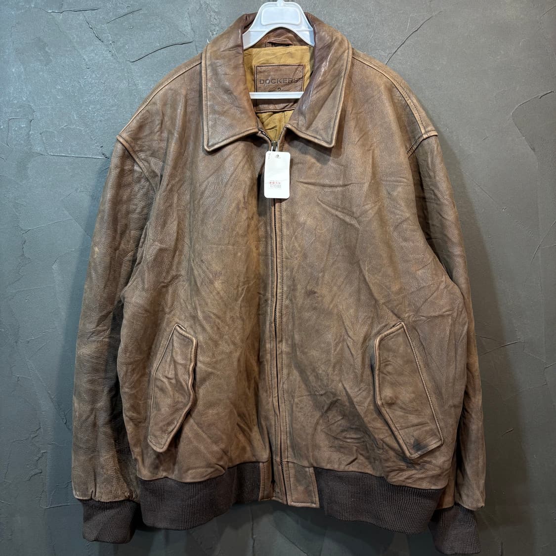 [XL] VINTAGE 빈티지 A-2 가죽 자켓 상품이미지1