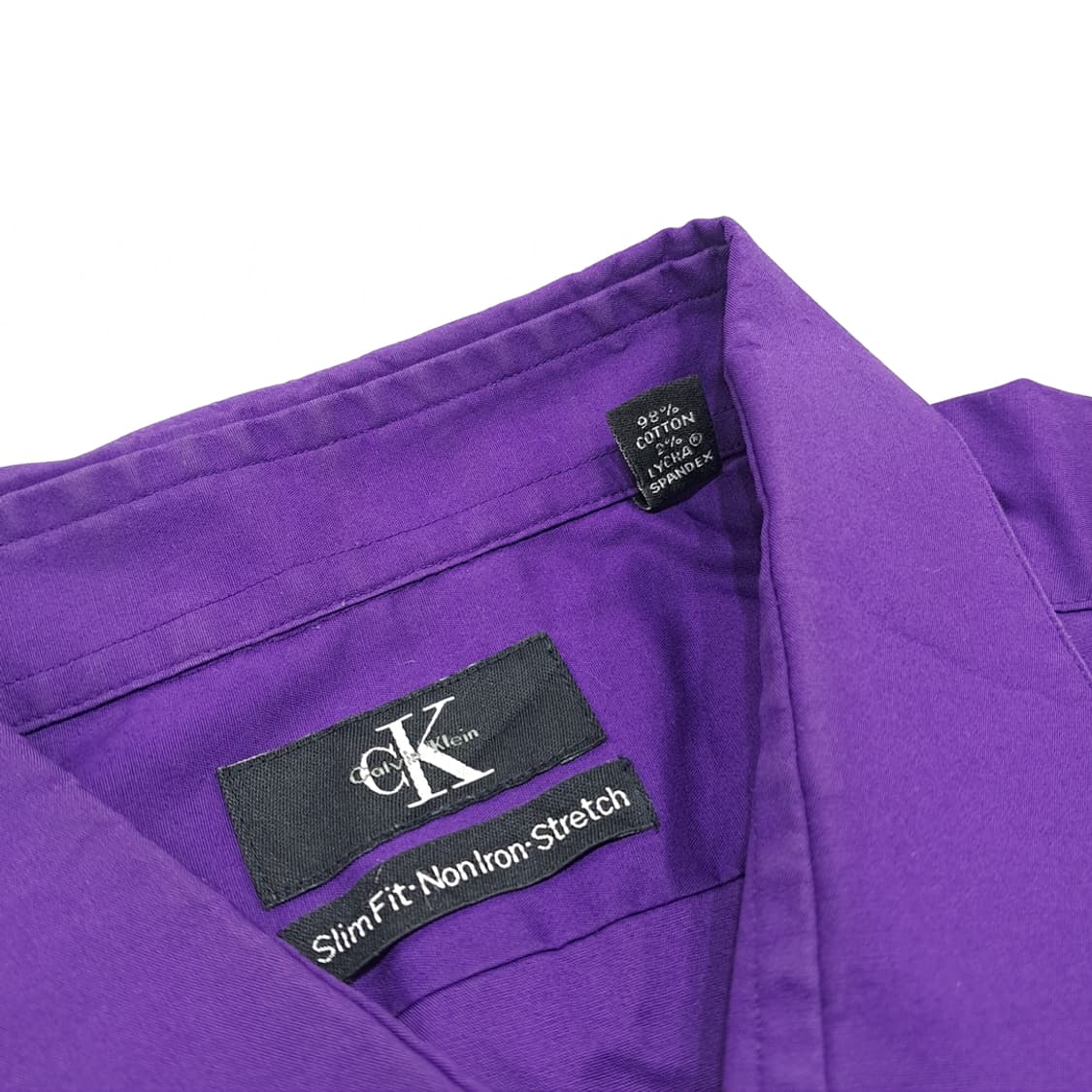 CN778 XL 캘빈클라인 CK 퍼플 긴팔 셔츠 남방 상품이미지4