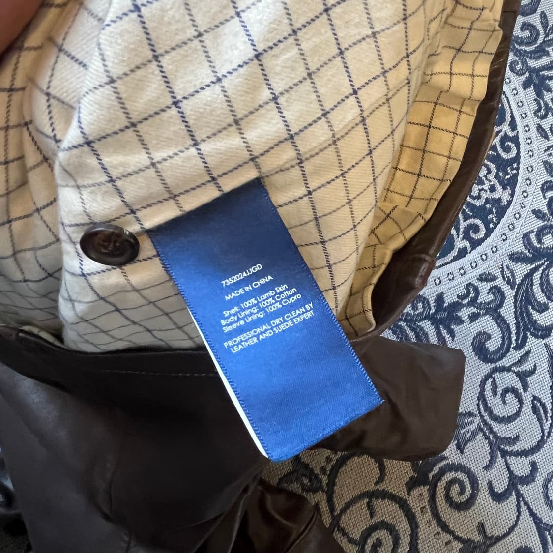 XL 폴로 램스킨 레더 자켓/W2192 상품이미지5