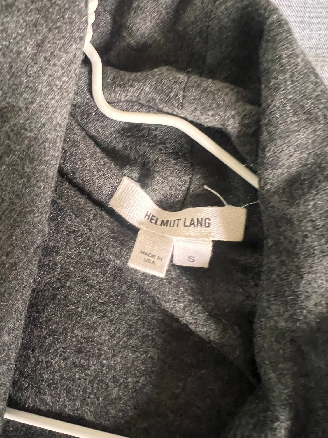 헬무트랭 비대칭 드레이프 집업 자켓 s 상품이미지4