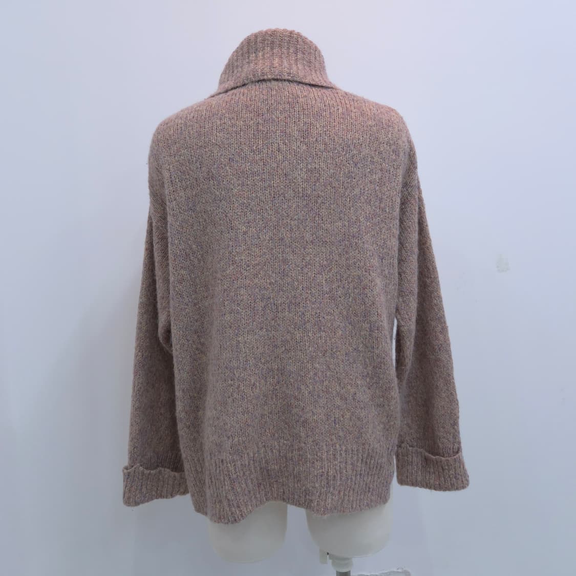 알파카 블렌드 폴라 케이블 니트 상품이미지3