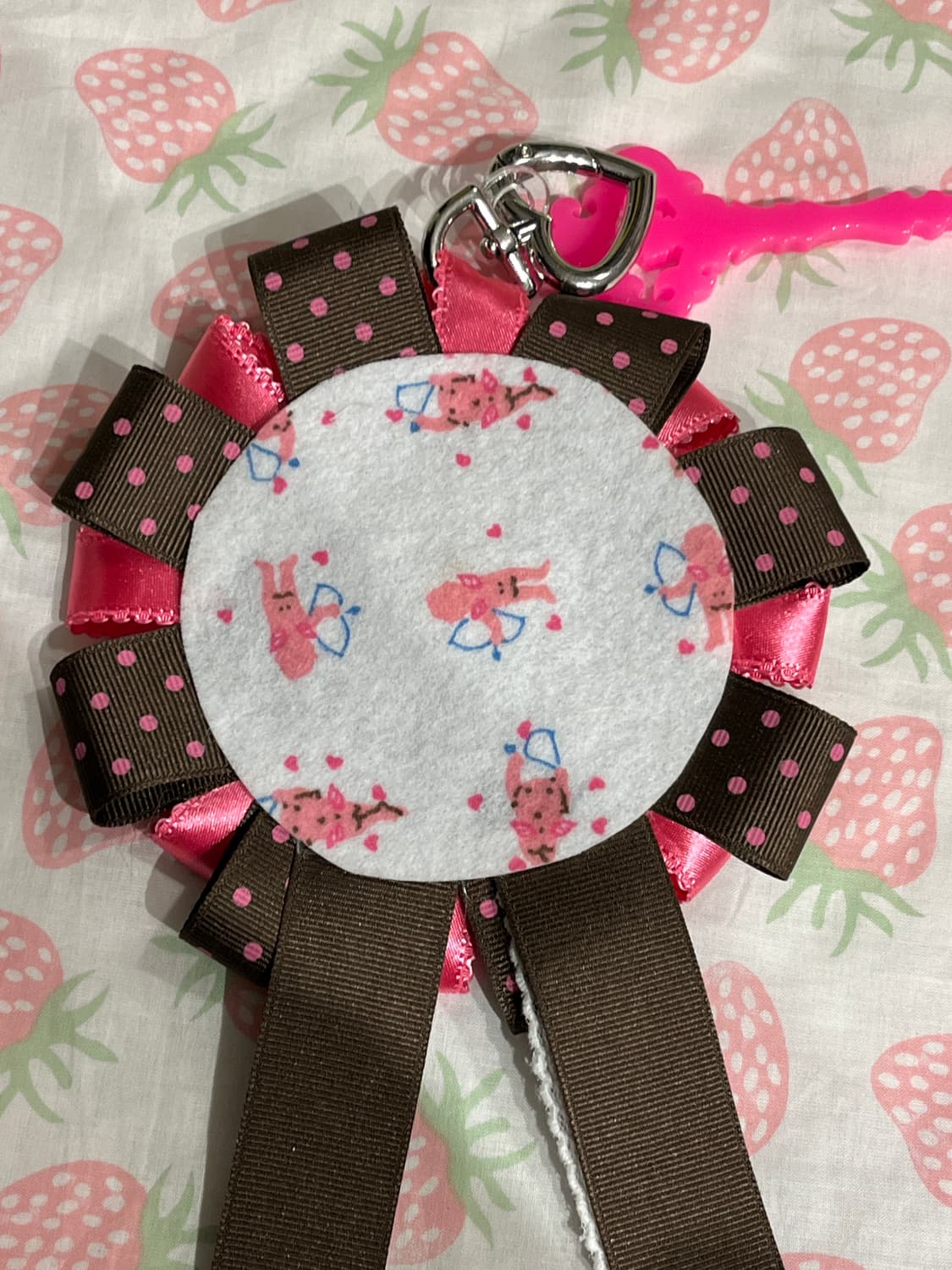 두나 + luckey 로제트 키링 🍓 상품이미지3