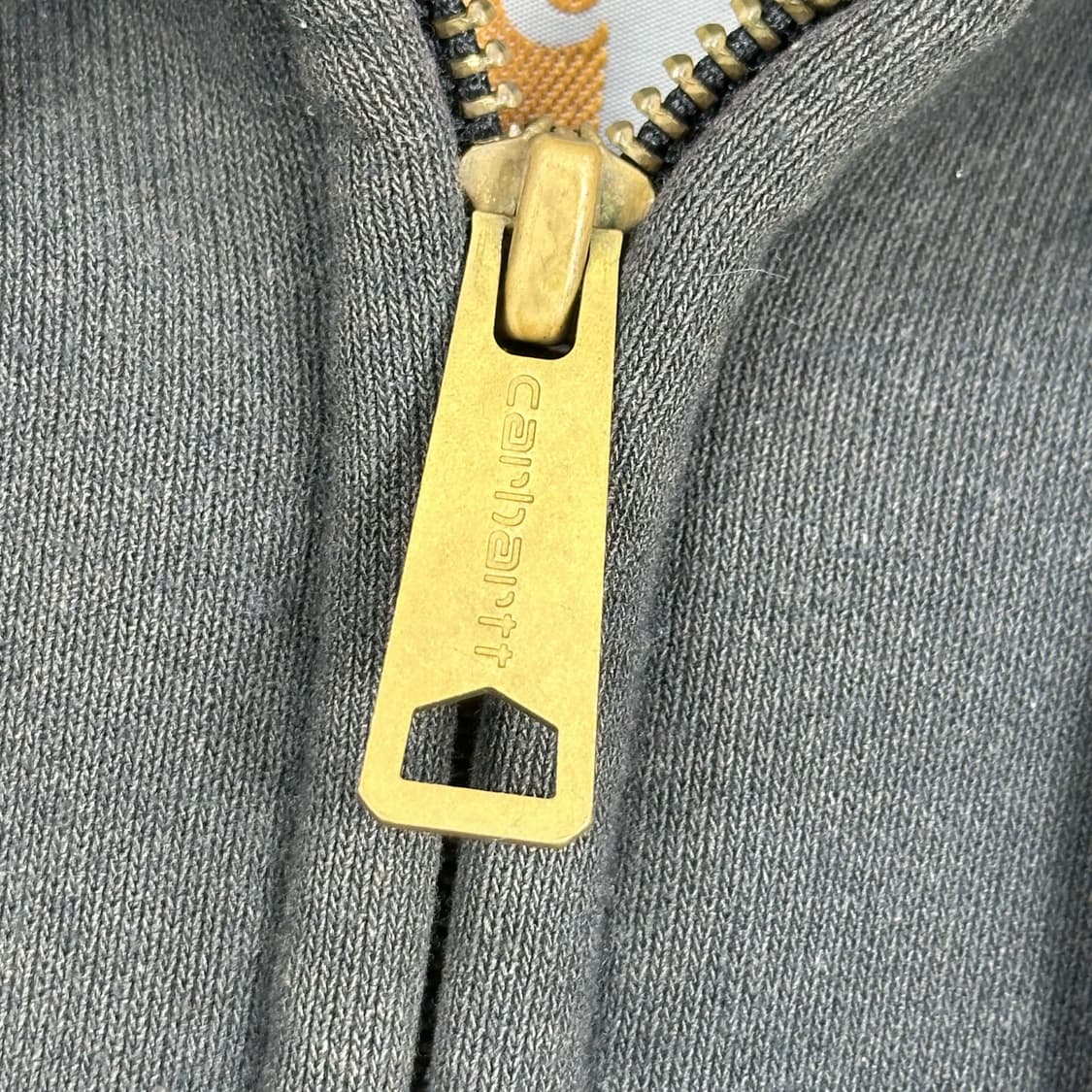 칼하트 써멀 헤비 코튼 워싱 차콜 후드집업 (실측 L) 상품이미지6