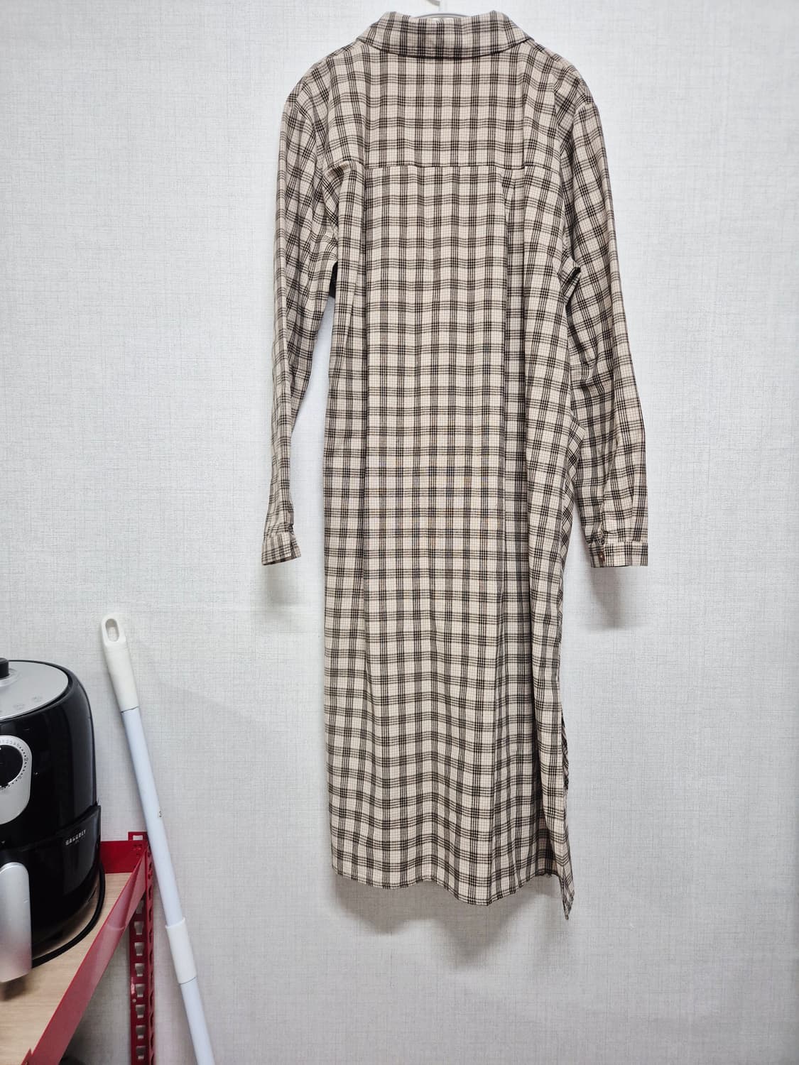 체크 롱원피스 상품이미지2