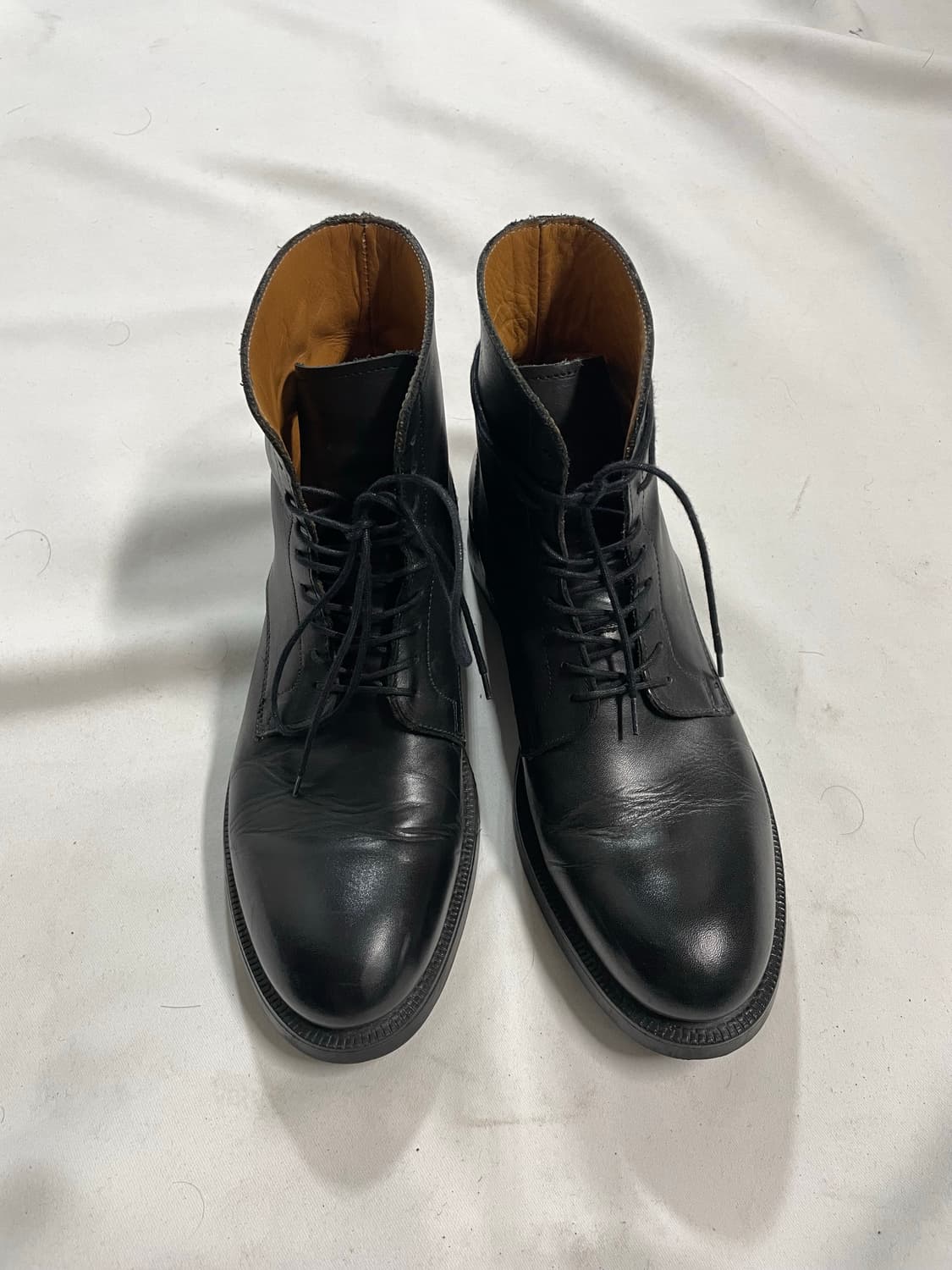 zara 레이스업 레더 부츠 상품이미지3