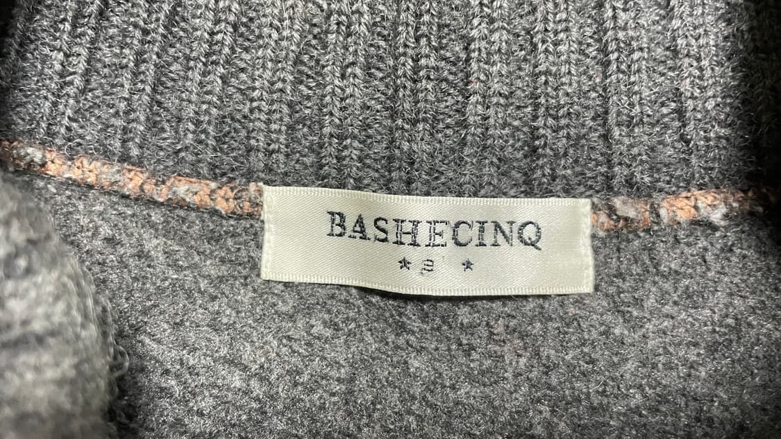 JPN 00s 일본 빈티지 울 케이블 니트 패턴 조끼 플리스 베스트 상품이미지6