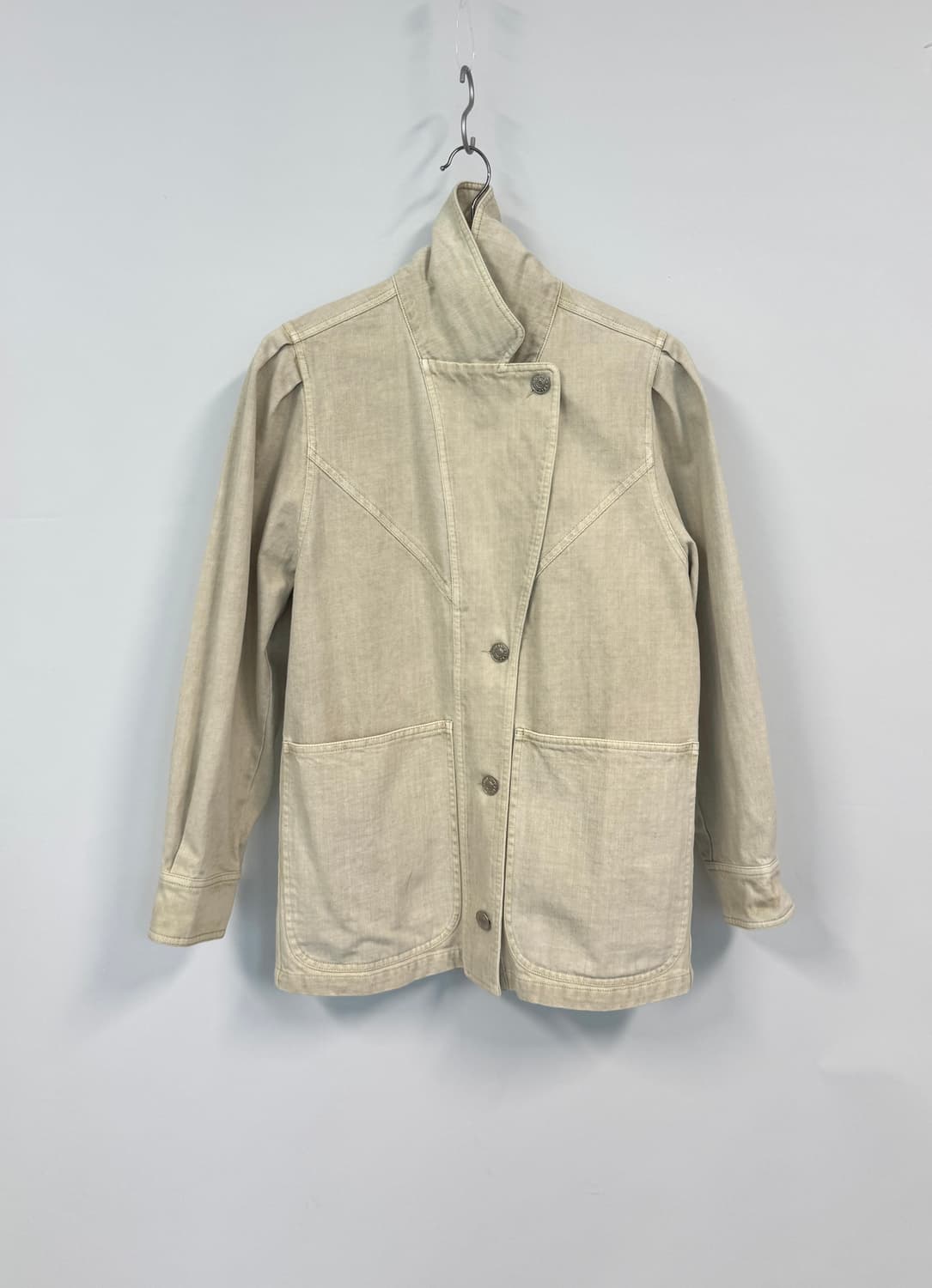 ISABEL MARANT 이자벨마랑 아이보리 3버튼 TUCINDA 자켓  상품이미지4