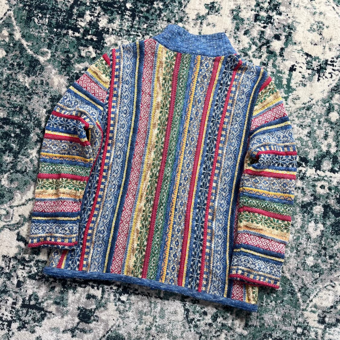 Miss College italy 케이블 패턴 니트 집업(M) 상품이미지5