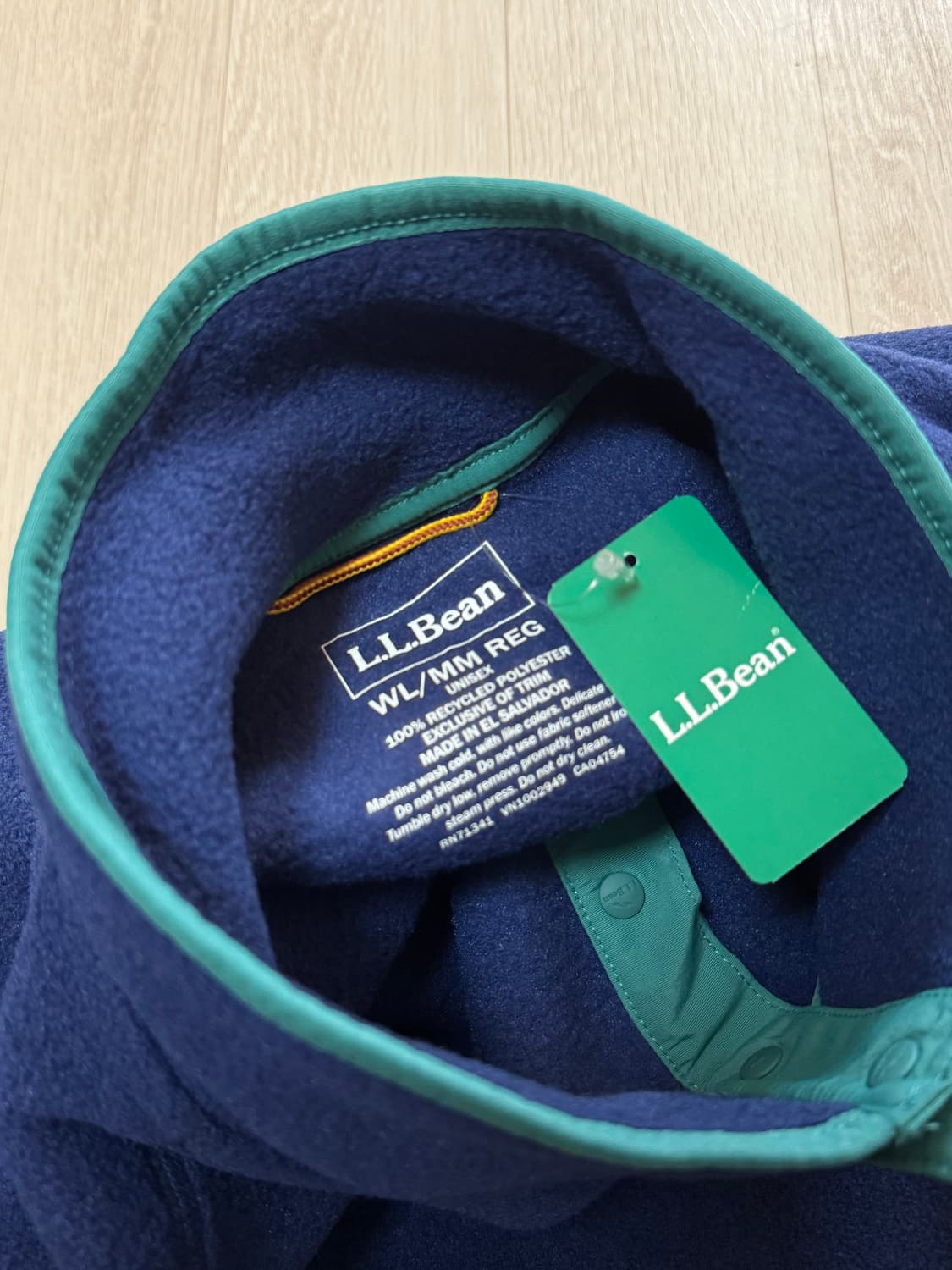 25fw LLBean 엘엘빈 스냅버튼 플리스 풀오버 M 상품이미지3