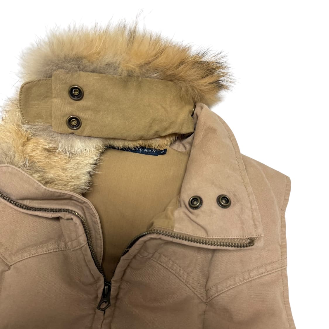 폴로 랄프로렌 덕다운 리얼퍼 베스트 패딩조끼 상품이미지7