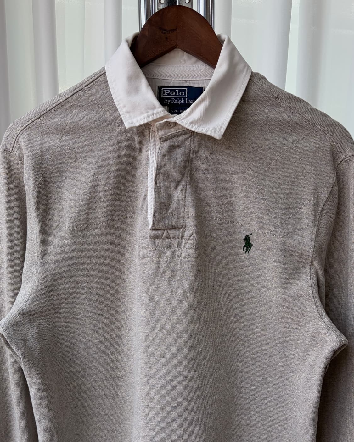 [L]폴로 랄프로렌 엘보 패치 럭비 티셔츠 상품이미지6