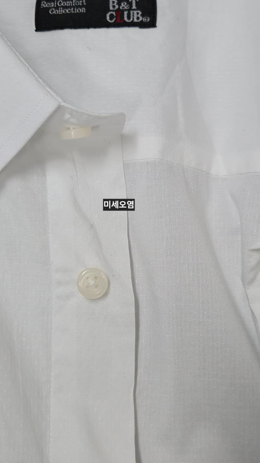 화이트 오버핏 셔츠 롱 남녀공용 빅사이즈 포켓 상품이미지4