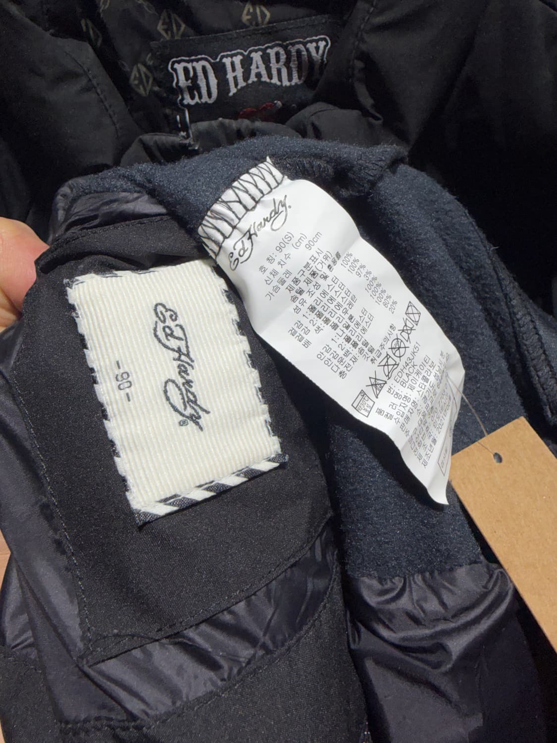 S 에드하디 우먼스 스컬로고 퀼팅 자켓 상품이미지6