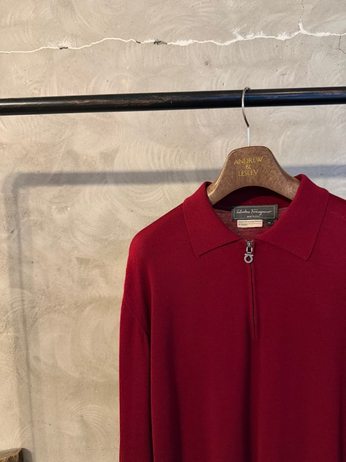 살바토레 페라가모 짚업 니트 100 상품이미지2