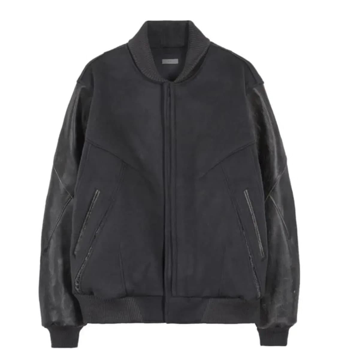 M) xlim 엑슬림 ep6 바시티 자켓 차콜 상품이미지1