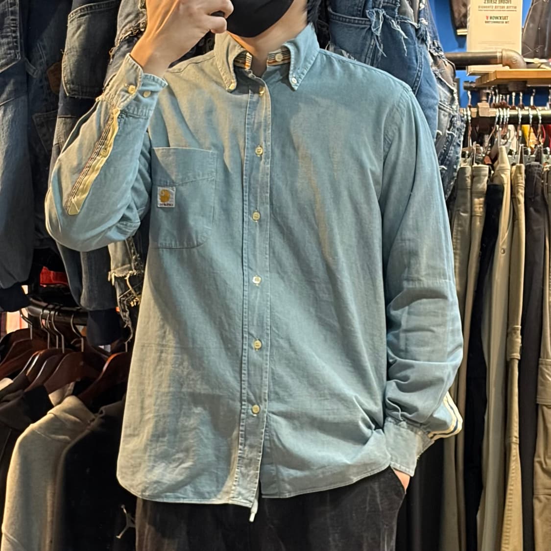 [NO.9] 칼하트 데님 긴팔셔츠 상품이미지2