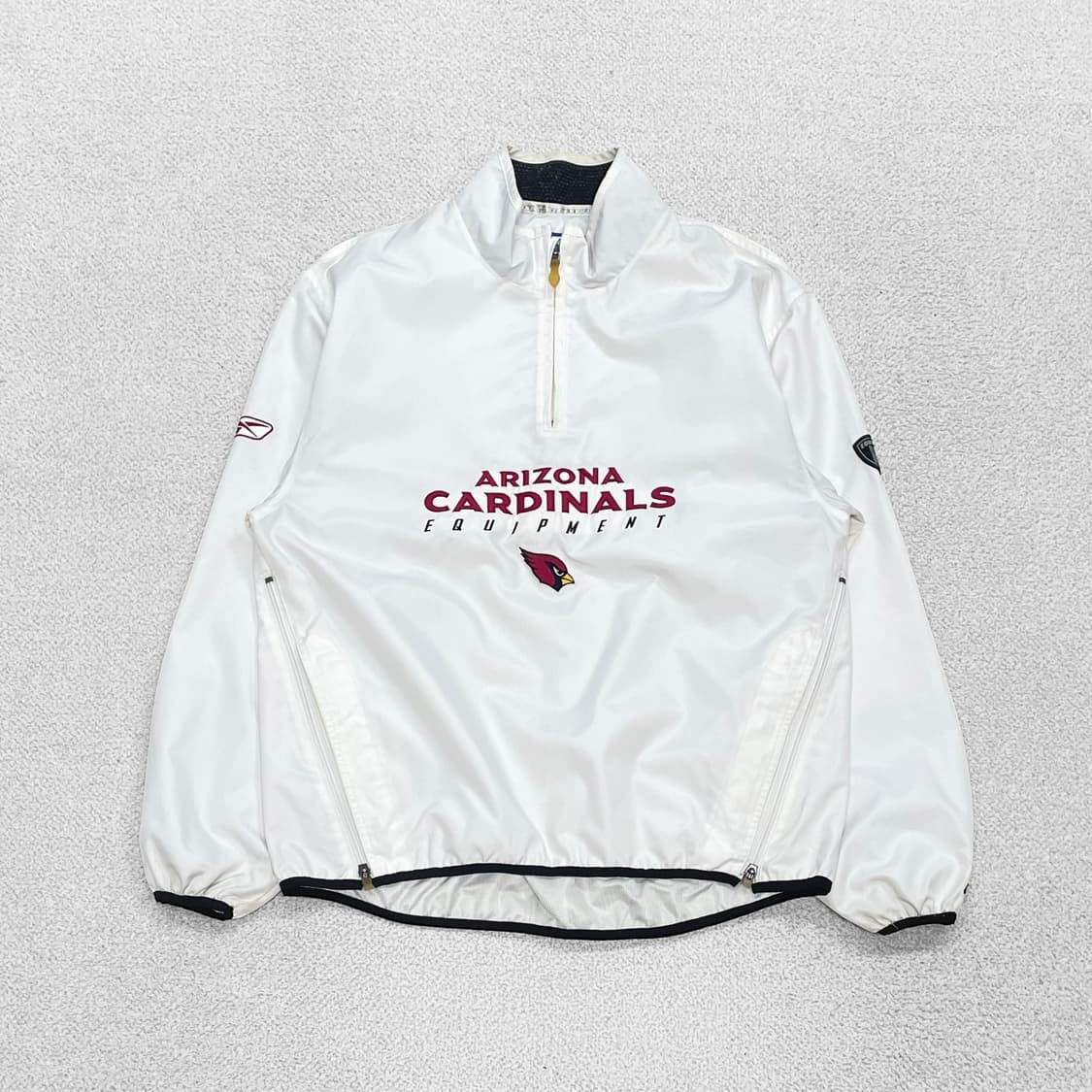 리복 x NFL 아리조나 카디널스 아노락 자켓 화이트 상품이미지1