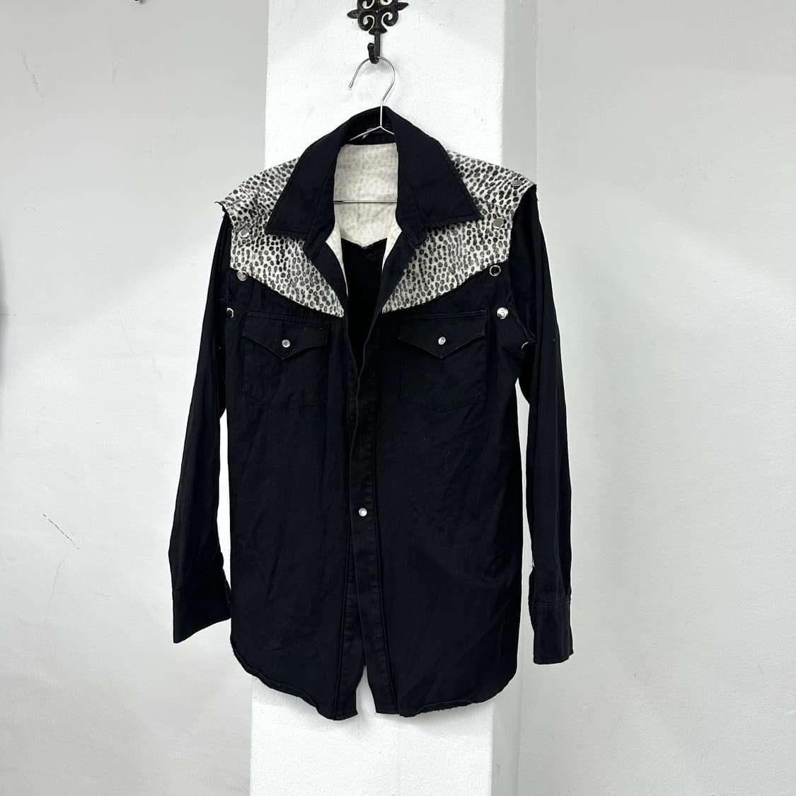 Leopard denim shirts  상품이미지4